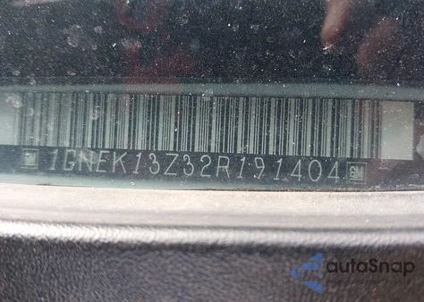 2002 Chevrolet Tahoe Z71 z USA, uszkodzony, nr VIN 1GNEK13Z32R191404